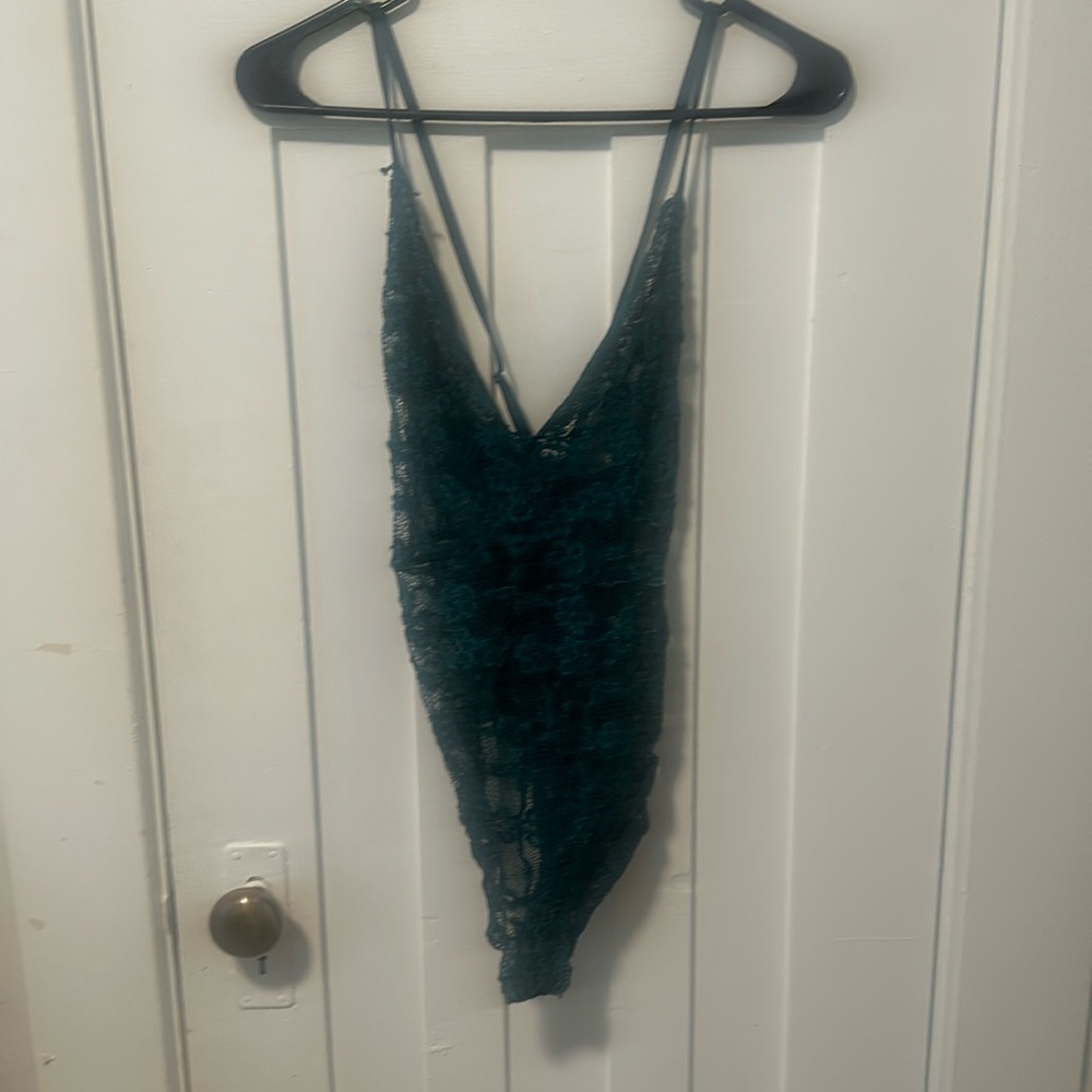SHEIN dark green lingerie 1XL